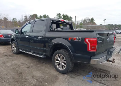 2015 Ford F-150 Lariat from USA, damaged, VIN 1FTEW1EFXFFA83451